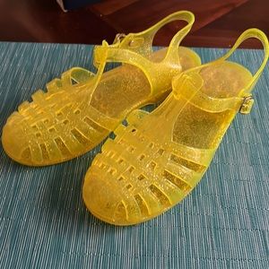 Bamboo jelly shoes size 7